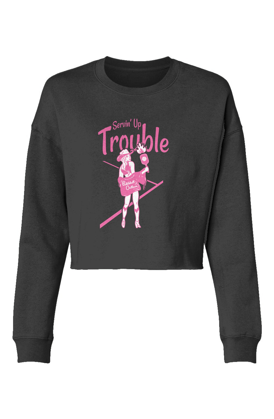 Drop-Cropped sweatshirt