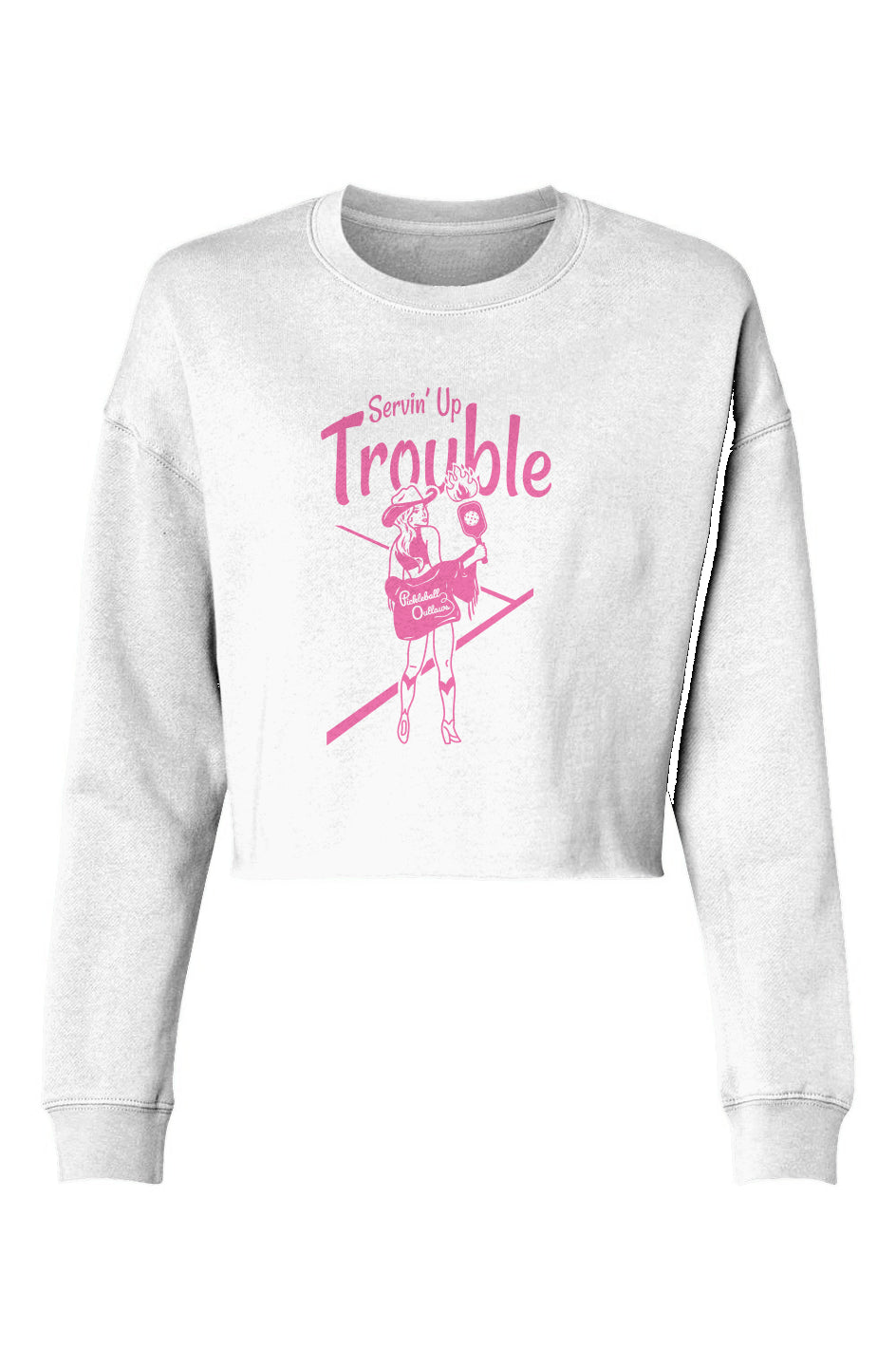 Drop-Cropped sweatshirt