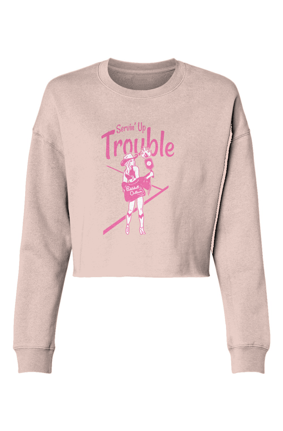 Drop-Cropped sweatshirt