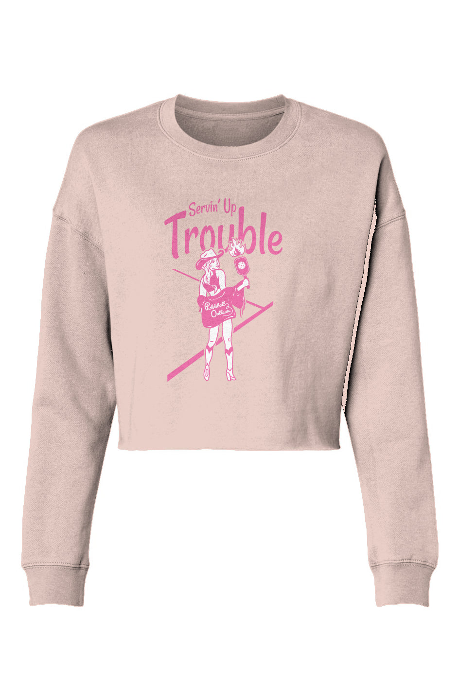 Drop-Cropped sweatshirt