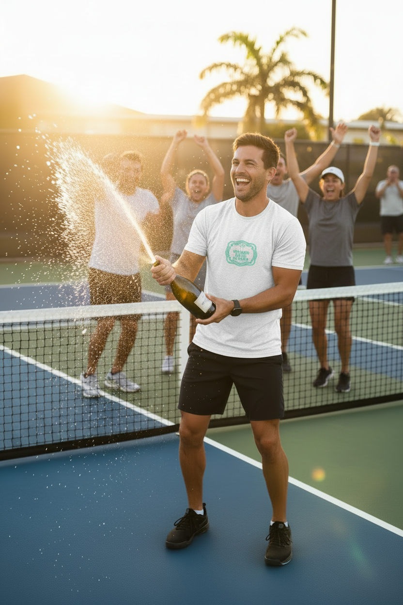 Champs Drink Champs - Visible Cheering Crowd